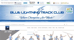 Desktop Screenshot of bluelightningtrack.com